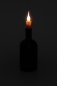 Preview: Deko-Spitzkork mit LED flackernde Flamme